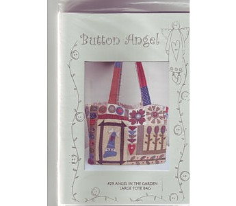 Angel In The Garden Large Tote Bag Pattern - Click to Enlarge