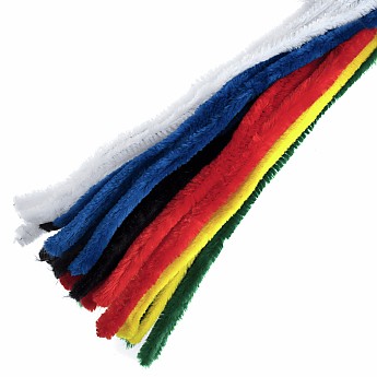 Chenille Sticks - Assorted Colours - Click to Enlarge
