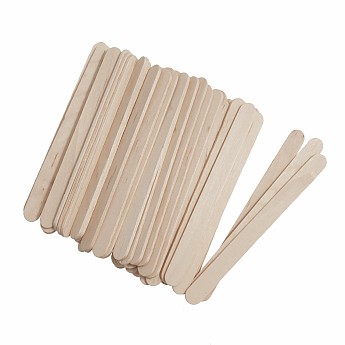 Lollypop Sticks Wooden Pack of 100 - Click to Enlarge