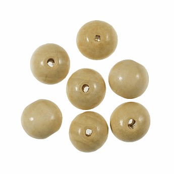 Beech Wood Beads 20mm - Click to Enlarge