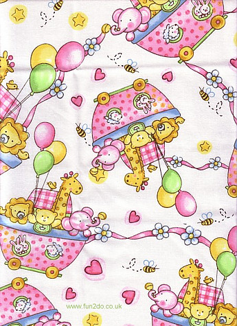 Party Animals - Fabric. - Click to Enlarge