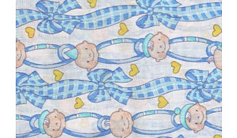 Baby Boy Safety Pins. - Click to Enlarge