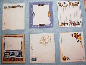 Chatelaine Quilt Labels by Makower - Click to Enlarge
