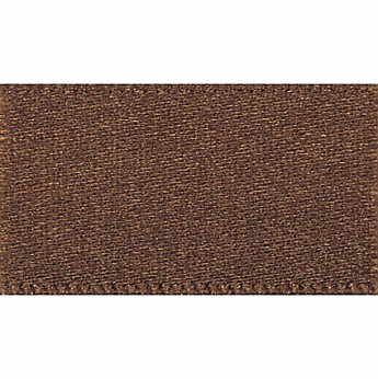 Double Faced Satin 3mm - Dark Brown - Click to Enlarge