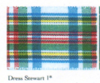 Dress Stewart 1 Polyester Tartan (7622) - Click to Enlarge