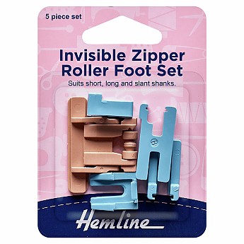 Invisible Zipper Roller Foot Set - Click to Enlarge