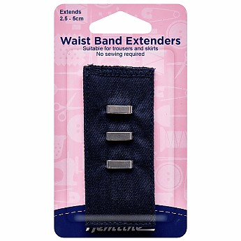 Waistband Extender Hook: Navy - Click to Enlarge