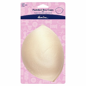 Padded Bra Cups Large Skin Tone - Click to Enlarge