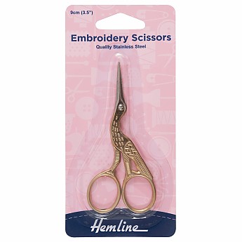Embroidery Stork Scissors - Click to Enlarge