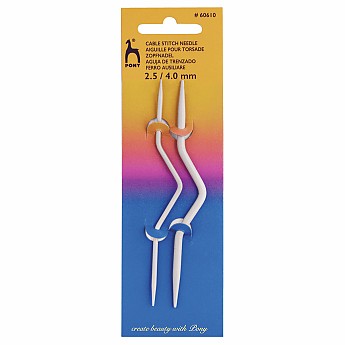 Cable Stitch Needle Bent 2.50 & 4.00mm - Click to Enlarge