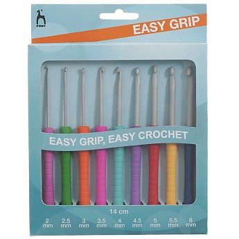 Easy Grip Crochet Hook Set - Click to Enlarge