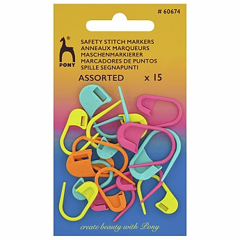 Safety Stitch Markers Assorted - Click to Enlarge