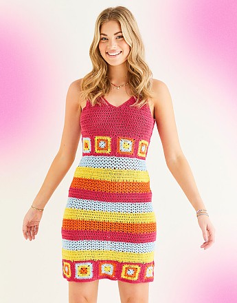 MAINSTAGE MINI DRESS IN SIRDAR STORIES DK - Click to Enlarge