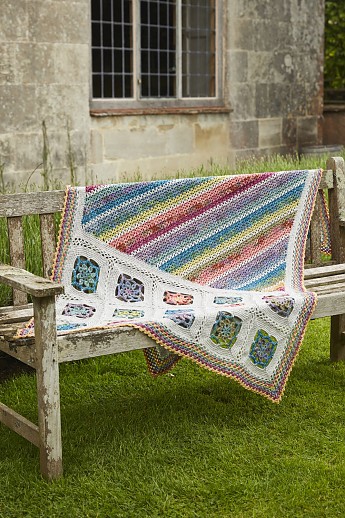 Crochet Blanket and Cushion - Click to Enlarge