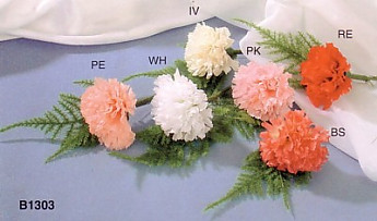 Silk Buttonholes B1303 each - Click to Enlarge