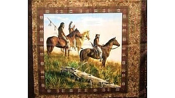 Native American Cushion Panel