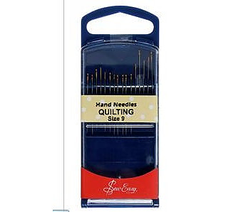 Gold Eye Hand Needles: Quilting Size 9 - Click to Enlarge