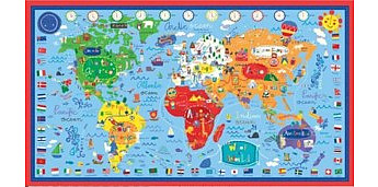 What A World Map Panel - Click to Enlarge