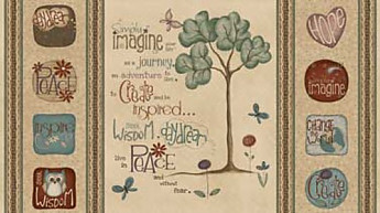 Simply Imagine Wallhanging by Terri Degenkolb - Click to Enlarge