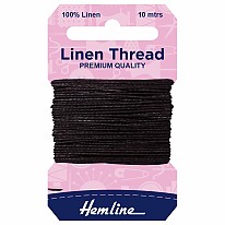 Linen Thread - Black
