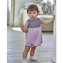 BABY GIRL'S DRESS & SHOES IN SNUGGLY 100% MERINO