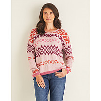 FAIRISLE SLOUCHY SWEATER IN SIRDAR COUNTRY CLASSIC 4 PLY